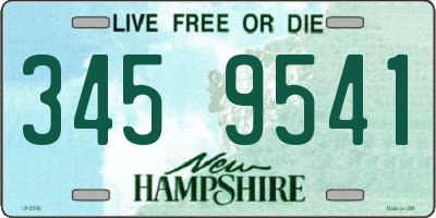 NH license plate 3459541