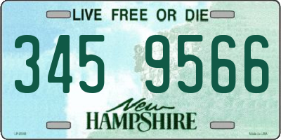 NH license plate 3459566