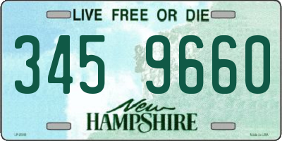 NH license plate 3459660
