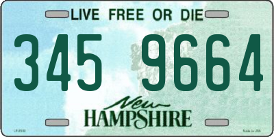 NH license plate 3459664