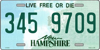 NH license plate 3459709