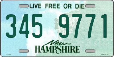 NH license plate 3459771