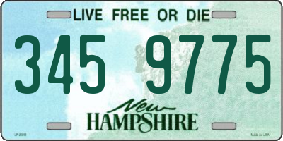 NH license plate 3459775