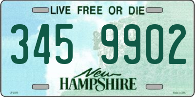 NH license plate 3459902