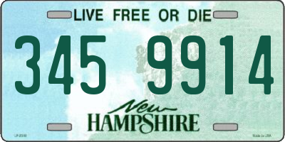 NH license plate 3459914