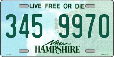NH license plate 3459970