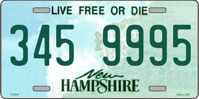 NH license plate 3459995