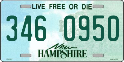 NH license plate 3460950