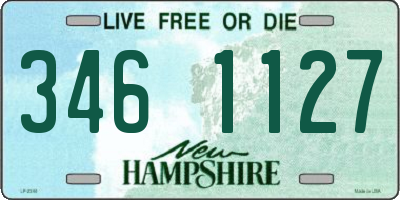 NH license plate 3461127
