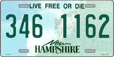 NH license plate 3461162