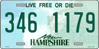 NH license plate 3461179