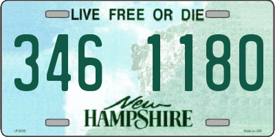NH license plate 3461180