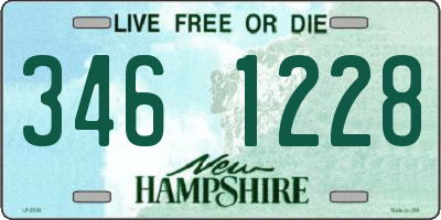 NH license plate 3461228