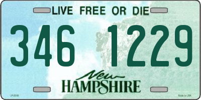 NH license plate 3461229