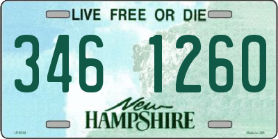 NH license plate 3461260