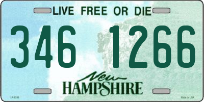NH license plate 3461266