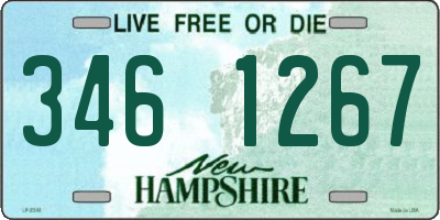 NH license plate 3461267