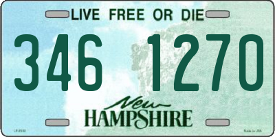 NH license plate 3461270