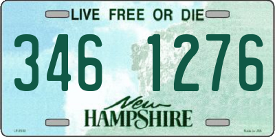 NH license plate 3461276