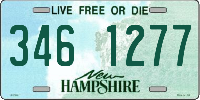 NH license plate 3461277