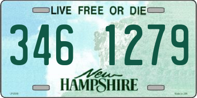 NH license plate 3461279