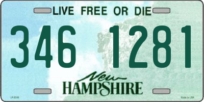 NH license plate 3461281