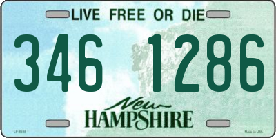 NH license plate 3461286