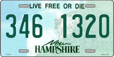 NH license plate 3461320