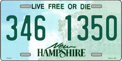 NH license plate 3461350