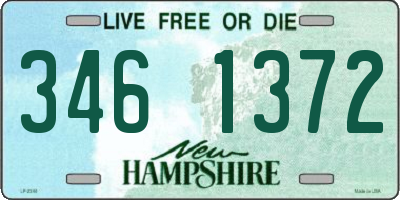 NH license plate 3461372