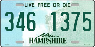 NH license plate 3461375
