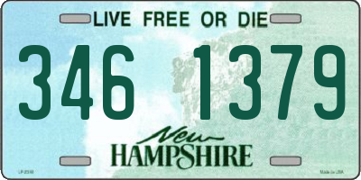 NH license plate 3461379
