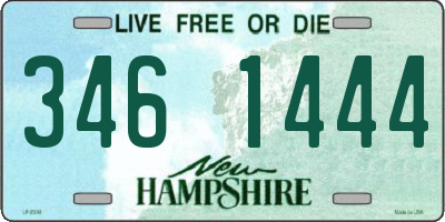 NH license plate 3461444