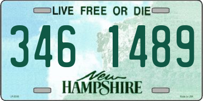 NH license plate 3461489