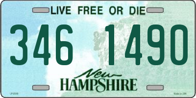 NH license plate 3461490