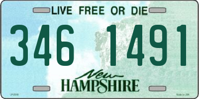 NH license plate 3461491
