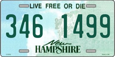NH license plate 3461499