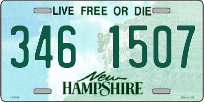 NH license plate 3461507