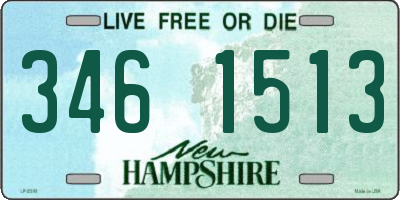 NH license plate 3461513