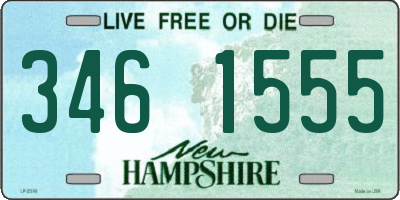 NH license plate 3461555
