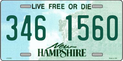 NH license plate 3461560