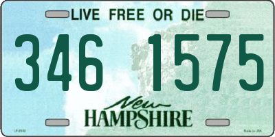 NH license plate 3461575