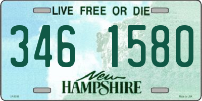 NH license plate 3461580