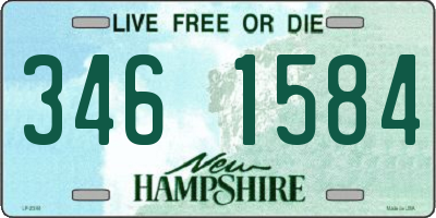 NH license plate 3461584