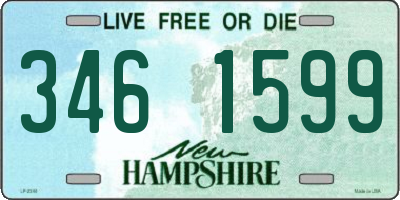 NH license plate 3461599