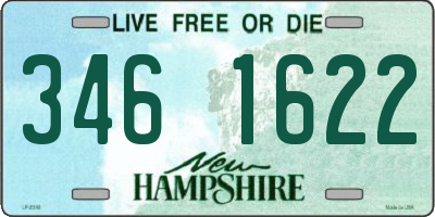 NH license plate 3461622