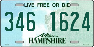 NH license plate 3461624
