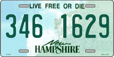 NH license plate 3461629
