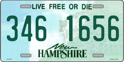 NH license plate 3461656