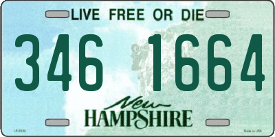 NH license plate 3461664